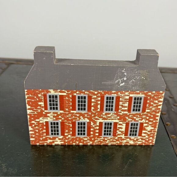 Vintage John Belville House Wood Model Centerville Ohio Folk Art OH Folk Art - Picture 2 of 5